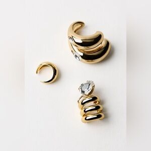 ZARA Pack of Rhinestone Earcuff Earrings New 🔥🔥🔥🔥✨
